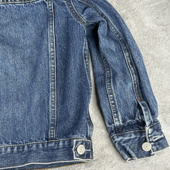 Gap Denim Jean Jacket Toddler Size 5 Button Up Coat - Picture 4 of 11